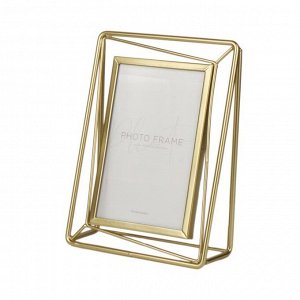 Фоторамка настольная "Luxe" 10х15см, цв.золотой
