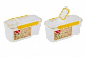 Емкость для сыпучих продуктов с дозатором 1,5л