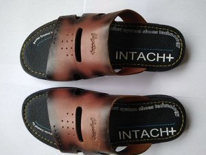 НАЛИЧИЕ--  шлёпки нат.кожа коричневый