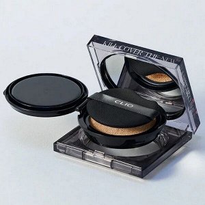 Стойкий полуматовый мини-кушон с невесомым покрытием Clio Kill Cover The New Founwear Cushion Mini SPF50+ PA+++ #04 Ginger, 5г