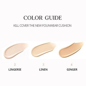 Стойкий полуматовый мини-кушон с невесомым покрытием Clio Kill Cover The New Founwear Cushion Mini SPF50+ PA+++ #04 Ginger, 5г