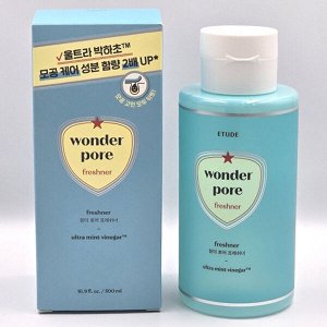 Тоник для проблемной кожи, очищающий поры Etude Wonder Pore Freshner, 500мл