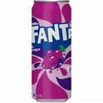 Газированный напиток со вкусом винограда Fanta Grape / Фанта  Японии 500 мл Японские сладости