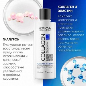 Шампунь для увлажнения волос Epica Professional Collagen PRO 250 мл Эпика