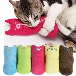 Игрушка для кошек с кошачьей мятой "Плюшка", 10 см, 1 шт
