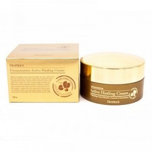 Deoproce Fermentation Active Healing Cream 100g - Восстанавливающий крем с ферментированными экстрактами