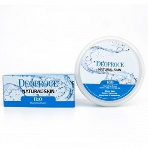 Deoproce Natural Skin H2O Nourishing Cream - Увлажняющий крем на основе H2O