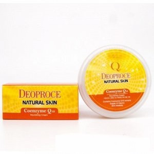 Deoproce Natural Skin Coenzyme Q10 Nourishing Cream - Крем содержащий экстракт Коэнзима Q10