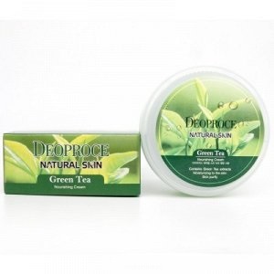 Deoproce Natural Skin Green Tea Nourishing Cream - Балансирующий питательный крем с экстрактом зеленого чая