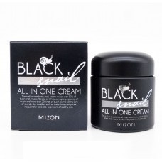 Mizon Black Snail All In One Cream - Крем для лица с экстрактом африканской улитки 75мл