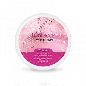 Deoproce Natural Skin Collagen Nourishing Cream - Увлажняющий питательный крем с коллагеном 100г