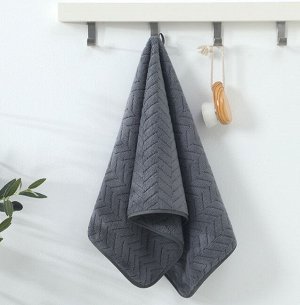 Полотенце микрофибра Зигзаг, 35х75