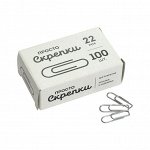 Скрепки канцелярские GLOBUS, 100 шт., 22 мм, без покрытия