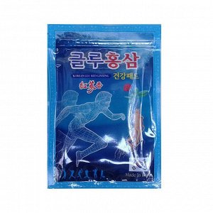 Пластырь с глюкозамином и красным женьшенем Korean Glu Red Ginseng Greenon 20 шт