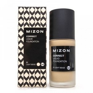 Mizon Correct Liquid Foundation - Тональная основа 30г