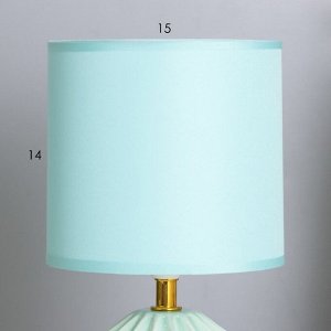 Лампа настольная «Бернарда» 1x40 Вт Е14 зеленый 15x15x30 см