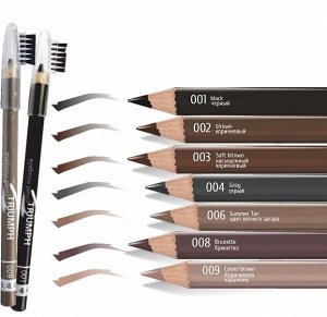 Триумф Eyebrow Pencil карандаш д/бровей мягк.текстура т.008 брюнет (с щеточкой) 1,7 гр. / 2 000шт / CW219-008 / 250080