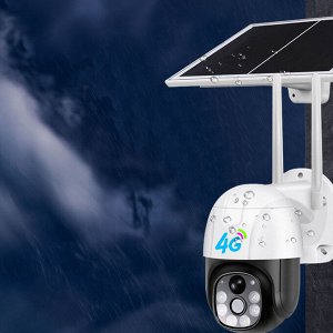 Умная iP камера на солнечной батарее, 4G Wireless Solar Battery Camera