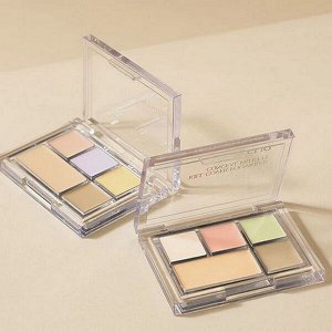 Палетка консилеров и корректоров CLIO Kill Cover Founwear Conceal Palette #Pure Joy, 6г