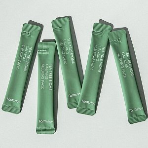 Успокаивающая ночная маска FarmStay Tea Tree Biome Calming Sleeping Pack, 1шт*4мл