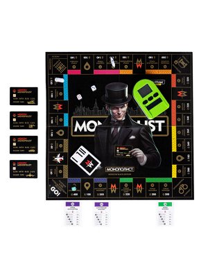 Игра настольная "Монополист. Black Edition" с терминалом для карт (Tom Toyer)