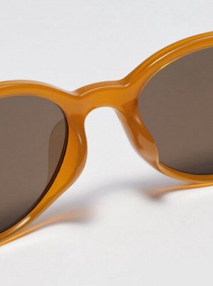 UNIQLO - солнцезащитные очки в крупной оправе - 08 DARK GRAY