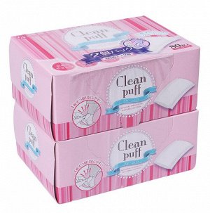 30116 Косметические ватные подушечки «Selena Clean Puff», 2х80 шт