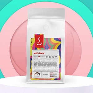 Кофе в зернах и молотый МАЙЯ смесь, 100% Арабика,  500г