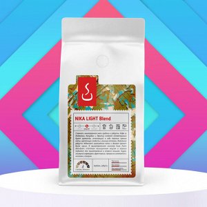 Кофе в зернах и молотый НИКА ЛАЙТ смесь Арабика 80% Робуста 20%,  500г