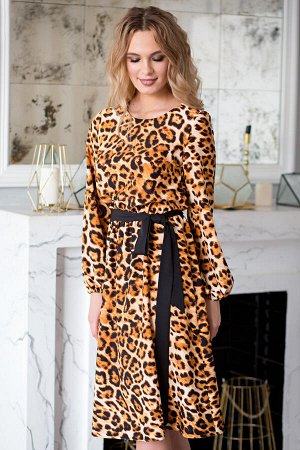 Платье Милена леопард (П-42-6)