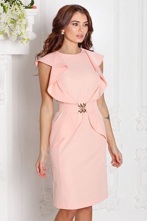 Платье Ребекка цвет персик (П-152-2)