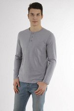 Футболка с длинным рукавом 1149-013 темно-серый