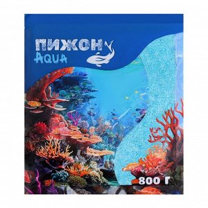Песок кварцевый (0,8-1,5 мм) бирюза, 800 г