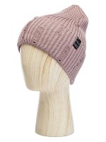 Шапка жен. хл+акр LB-BR55048 dusty rose