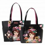PRT14073 SHOPPER BAG 3PC SET  набор сумок