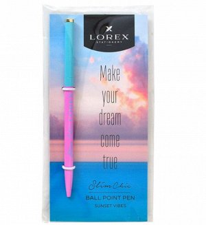 Ручка шариковая "Lorex Sunset Vibes" синяя, 0,7 мм ассорти