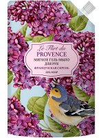 Жидкое мыло Le Flirt Du Provence Французская сирень 500мл дой-пак