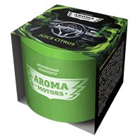 Ароматизатор гелевый «Aroma Motors» JUICE CITRUS в картонной упаковке (круглый) 100мл