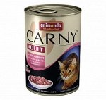 Animonda Carny Adult Turkey and Shrimps влажный корм для кошек жестяная банка 0,4 кг