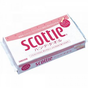 Полотенца бумажные для кухни Crecia "Scottie" двухслойные 100 шт. / 60
