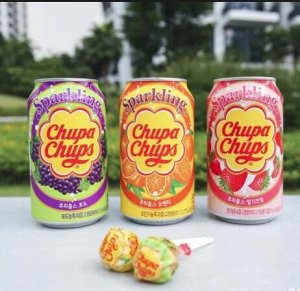 Напиток газированный Chupa Chups Sparkling Grape 345 мл