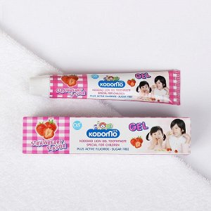 Зубная паста - Kodomo Toothpaste Gel Strawberry 40g.