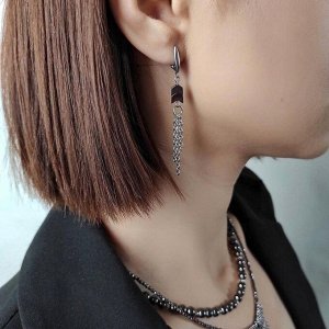 Серьги с гематитом 2