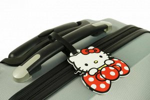 Бирка багажная - Hello kitty Bow red