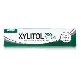 Укрепляющая эмаль лечебно-профилактическая зубная паста c экстрактами трав " Xylitol Pro Clinic" 130 г/36