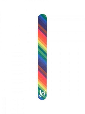 LEI 703035 Пилка Lei KOR05 шлифовальная для ногтей прямая радуга