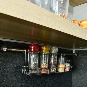 Полка для специй навесная на рейлинг 35*7,5*12см