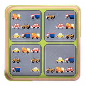 Игра магнитная в жестяной коробочке "Автомобильная головоломка"