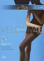 Колготки Velour 40 (Omsa)  эластичные колготки из микрофибры с лайкрой 3D, с ластовицей