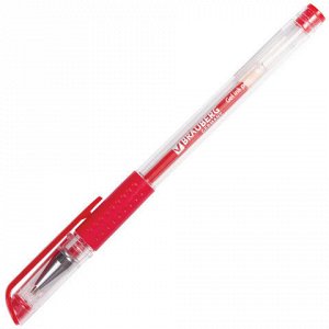 Ручка гелевая BRAUBERG Number One, узел 0,5мм, линия 0,35мм,